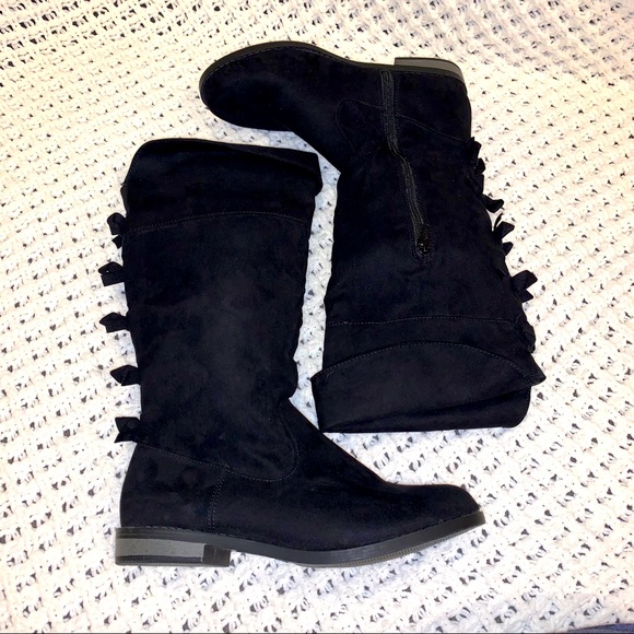New | Cat & Jack | Boots | Black | 6 - Picture 1 of 8